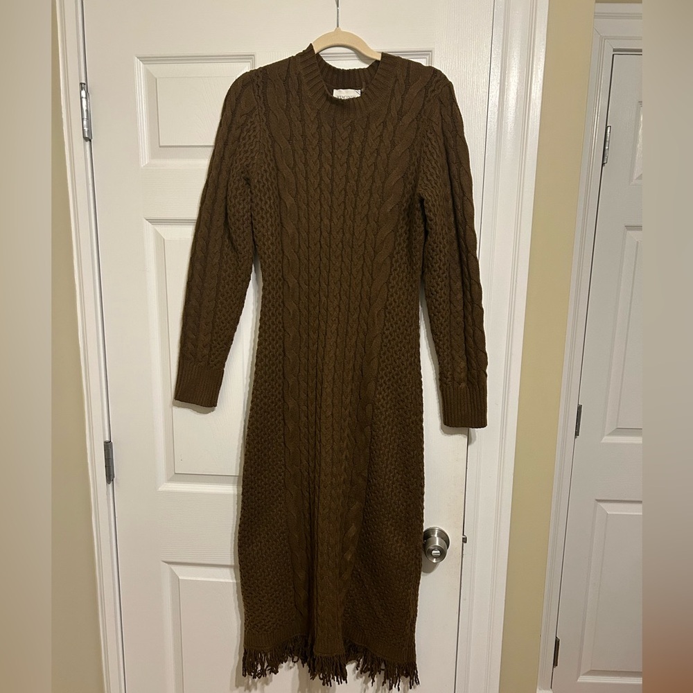 Hyacinth House Chocolate Sweater Dress